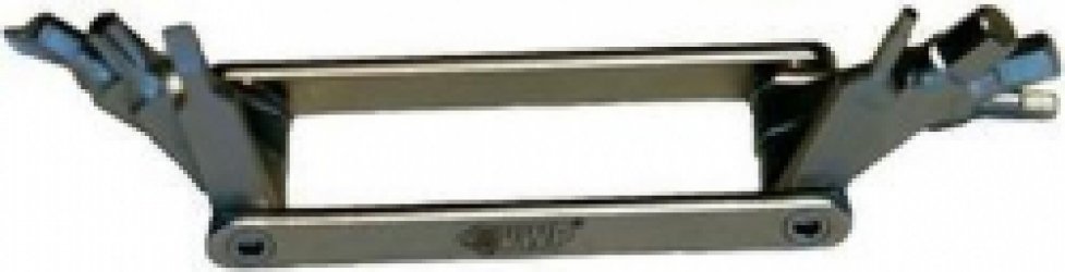 Vwp 8-in-1 Mini Multitool 7 Cm 8 Functies Zwart/zilver