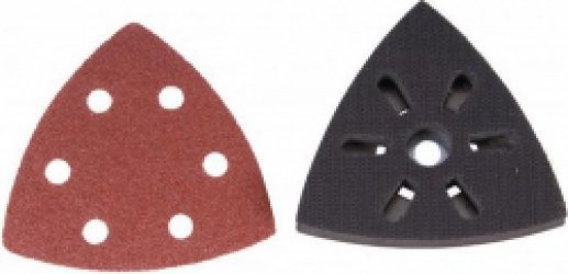 FERM - OTA1003 - Schuurvoetplaat - met - Klittenband - 90x90x90mm - RVS voet - Voor - Multitools - OTM1006 - OTM1005 - OTM1004 - OTM1001 - e.a.