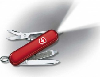 Victorinox Swisslite Ruby Zakmes - 7 functies - Transparant Rood