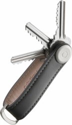 Orbitkey Sleutelhangers Orbitkey Leather Leer - grijs