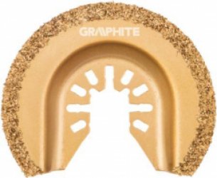 GRAPHITE 56H064 Multitool CERAMISCH Blad 64mm Half Rond