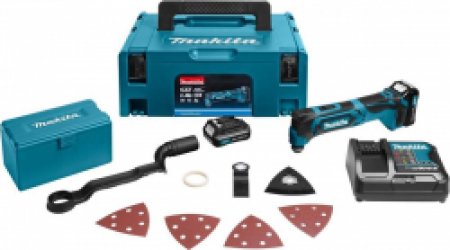 Makita TM30DSAJX4 Multitool 10.8V 2.0Ah Li-ion + Toebehoren in Mbox