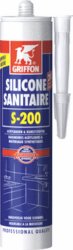 Griffon S-200: Schimmel, waterbestendige sanitaire siliconenkit - Transparant - koker à 300 ml