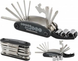 Multitool Fiets reparatie toolkit 16-delig - race fiets mountainbike
