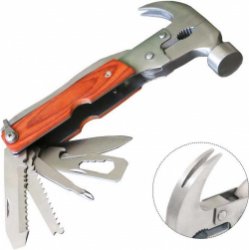 Multitool-Zakmes met hamer en combinatietang