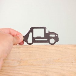 Kikkerland survival tool Car - Auto design - Met 11 functies - Multifunctioneel - Compact - Cadeau voor man