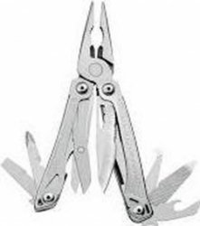 Leatherman Wingman multitool - 14 functies - RVS - zilver - sheath