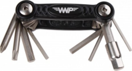 Vwp Multitool Torx 7 Cm Zwart/zilver 9 Functies