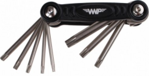 Vwp Multitool Torx 8,5 Cm Zwart/zilver 8 Functies