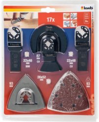 KWB Zaag- en Schuurbladen set voor Multitool - 17 delig - 708900