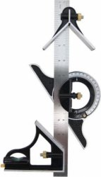 Combinatiehaak / zwaaihaak of winkelhaak 300 mm - multitool