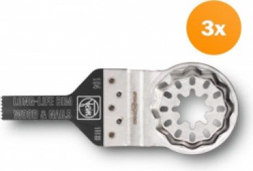 Fein 63502184220 E-Cut Long-Life zaagblad (3st) - SL - 30 x 10 mm (184)