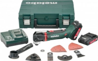 Metabo MT 18 LTX 18V Li-Ion Accu multitool set (2x 2.0Ah accu) + 16 delige accessoireset in koffer