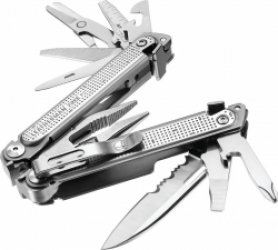 Leatherman Free P2 Multitool - 19 functies - RVS - Zilver - Nylon Etui