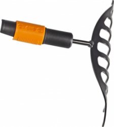 Fiskars QuikFit Hark - Rozenhark - 10 tanden van gehard boorstaal - 225 mm
