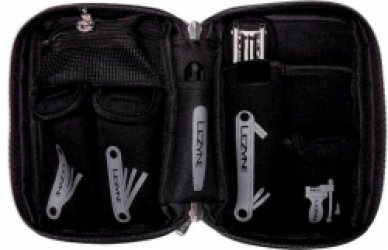 Lezyne Port-A-Shop Multitool - Multitool fiets gereedschap - Fiets reparatie set - 5 tools - S - Zwart