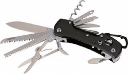 RVS zakmes zwart 12 functies - Multitool 12 functies - Voordelige zakmessen