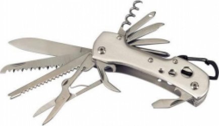 RVS zakmes zilver 12 functies - Multitool 12 functies - Voordelige zakmessen