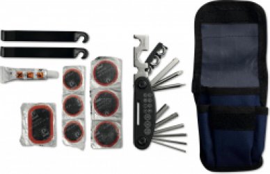Fiets reparatieset - banden plak set fiets - multitool fiets gereedschap - fiets gereedschap set