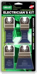 SMART Blades Elektricien Multitool Zaagbladen Set - 4-Delig