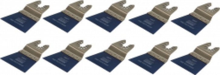 SMART Blades Multitool Zaagblad Fijntandig - Hout/Plastic - 63x42mm - 10 stuks