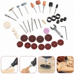 WiseGoods Multitool Combitool Accessoires Set - Frezenset - Slijpset - Boren - Polijsten - voor Hout en Metaal - 40 Delig