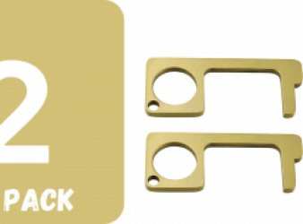 Sleutelhanger|No Touch Cleankey | Pinnen & deur openen zonder direct contact | Antibacteriële multitool | Hygiëne sleutel | geen contact sleutel |Key Smart Bacterie sleutel | antibacteriële tool|2 Pack