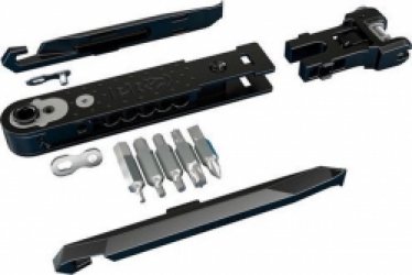 Pro Mini-multitool Zadelmontage 13 Functies Staal Zwart