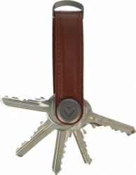 Valenta Sleutelhouder - Key Organizer - 2-7 sleutels - D ring - Leer - Cognac