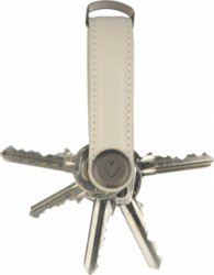 Valenta Sleutelhouder - Key Organizer - 2-7 sleutels - D ring - Leer - Off-White Creme