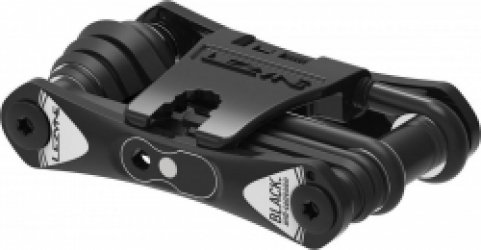 Lezyne Multi Tool Rap II 12 - Multitool voor fietsen - Lichtgewicht aluminium - Anti-corrosietechnologie - HEX, TORX, FLAT H & PHILLIPS H, Naald-/plughouder - Zwart