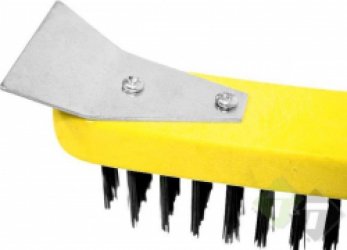Staalborstel BBQ, +- 275mm lang