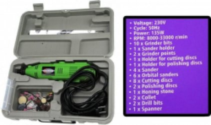 Veelzijdige multitool 135 Watt (met 40 accessoires)
