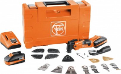 Fein AMM500 Multimaster Top 18V Li-ion accu multitool set (2x 3.0Ah accu) + 30 delige accessoireset in koffer