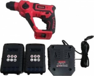 Boxer SR-Line Professional Multitool - SDS+ - Softgrip - Met Twee 20.4 V Accu's - Incl. 11 Stuks Accessoires