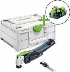 Festool VECTURO OSC 18 E-Basic-4.0 - Promo 2022 - 18V Li-Ion accu oscillerende multitool set in systainer met gratis 4.0Ah accu