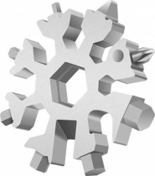 Mini 18 in 1 Multitool Gereedschap Sleutelhanger - Snowflake Multi Tool - Inbussleutel - Schroevendraaier