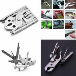 25 In 1 Draagbare Mini Opvouwbare Zak Multifunctionele Tang -Camping Tool Multitools Repareren -Sleutelhanger Handgereedschap - multitool