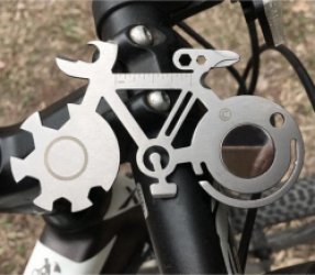 Fiets Multitool | RVS Gereedschap voor fietsreparatie | Gadget voor fietsers | Fiets cadeau