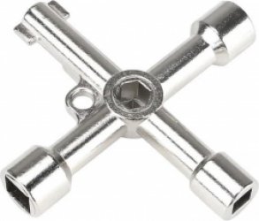 Multi sleutel - 6 tot 14mm - driehoek vierkant dubbelbaard - B