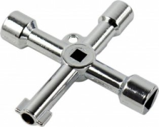 Multi sleutel - 6 tot 14mm - dubbelbaard driehoek vierkant - C