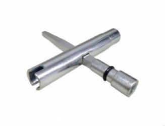 Multi sleutel - 5 tot 18mm - vierkant - dubbelbaard - halve maan