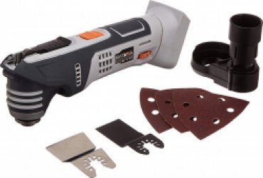 Oscillerende Multitool - 18V - Incl. 2.0 Ah Accu / 2.4 Ah Oplader - Geschikt voor zagen, schrapen, schuren, enz. - Maxxpack