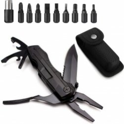 Sefaras  Survival Zakmes - Zakmes set 14-delig - Voor kamperen - Multitool - Inklapbare zakmes - RVS - Zwart