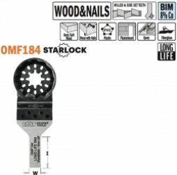 CMT - Multitoolzaagblad voor hout met spijkers, 10mm - Zaagblad - Zagen - Hout - 1 Stuk(s)