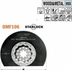 CMT Starlock multitool HSS rond zaagblad, 85 mm. (1 stuk)