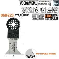 CMT - Multitoolzaagblad voor hout en metaal, 44mm - Zaagblad - Zagen - Hout - 1 Stuk(s)