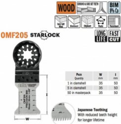 CMT - Multitoolzaagblad (Japanse vertanding) voor hout, 35mm - Zaagblad - Zagen - Hout - 1 Stuk(s)