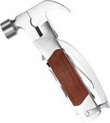 Multifunctionele hamer, multitool hamer roestvrij staal 14-in-1 draagbaar multifunctioneel klauwhamer, bijl survivalmes gereedschap, opvouwbaar multitool campingaccessoires, overlevingsuitrusting voor wandelen