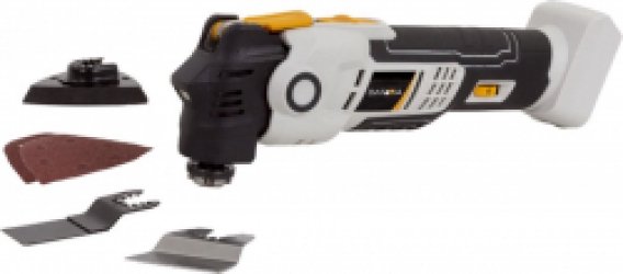 Oscillerende multitool Anti vibratie - 18V - Incl. 2.0 Ah Accu / 2.4 Ah Oplader - Geschikt voor allerlei klussen: zagen, schrapen, schuren, enz. - Maxxpack